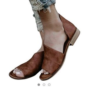 NWT Laser Cutout Ankle Booties